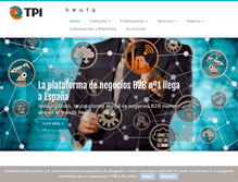 Tablet Screenshot of grupotpi.es